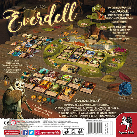 Everdell und verschiedene Erweiterungen