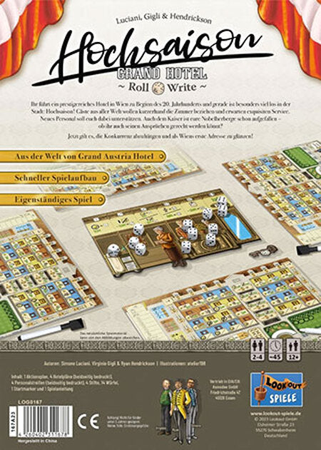 Hochsaison (Grand Hotel Roll & Write)