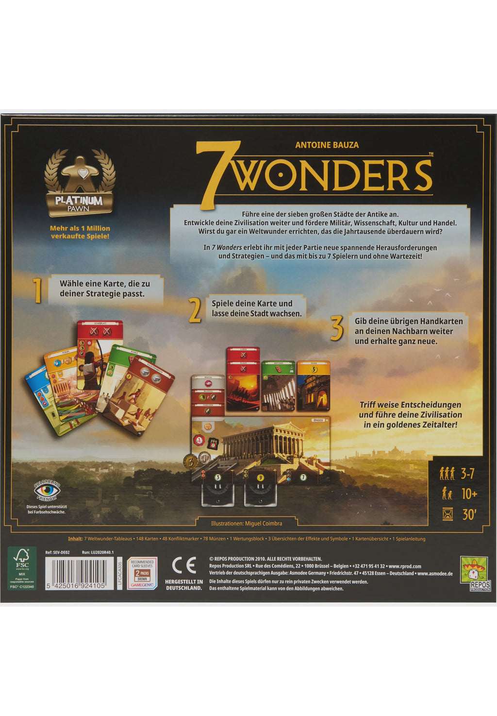 7 Wonders – Würfel & Zucker