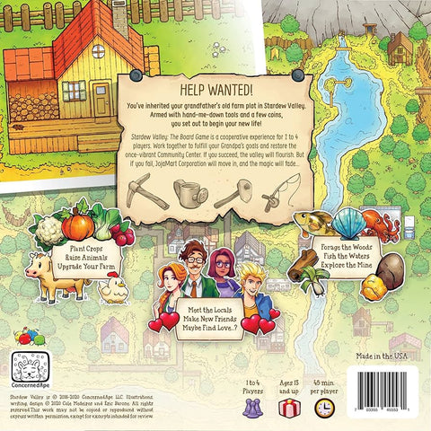 Stardew Valley Brettspiel engl.