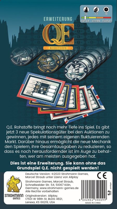 Q.E. Rohstoffe Erweiterung