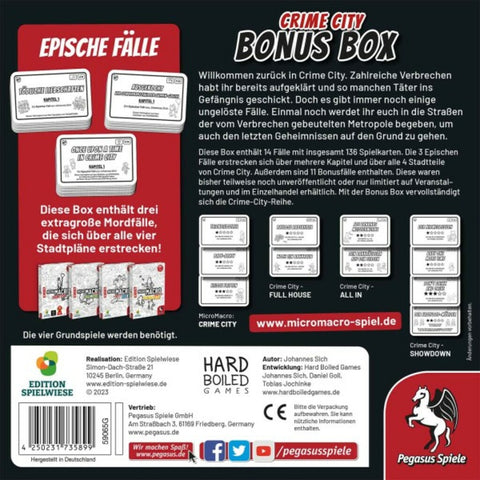 Micro Macro - Crime City - Bonus Box