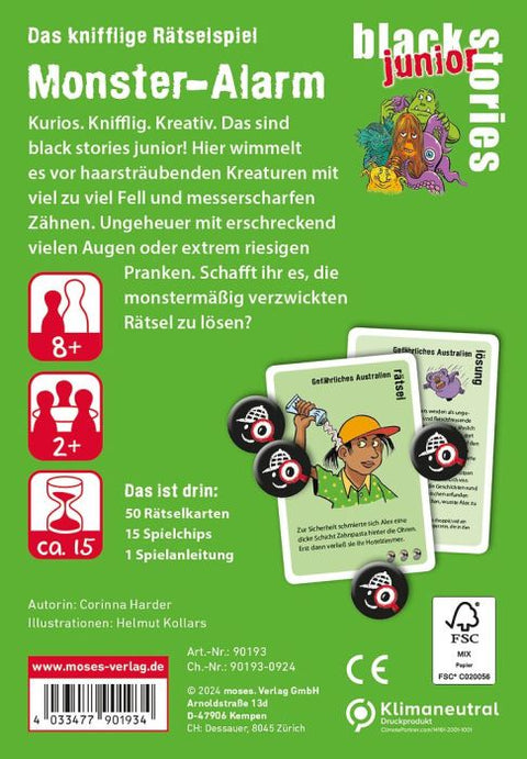 Black Stories junior - Monster-Alarm