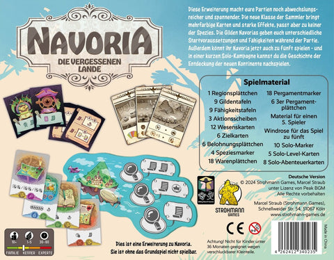 Navoria Erweiterung - Die vergessenen Lande